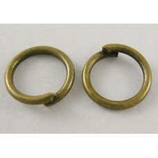 Колечки соединительные 5 мм. Цвет бронза. 10 шт